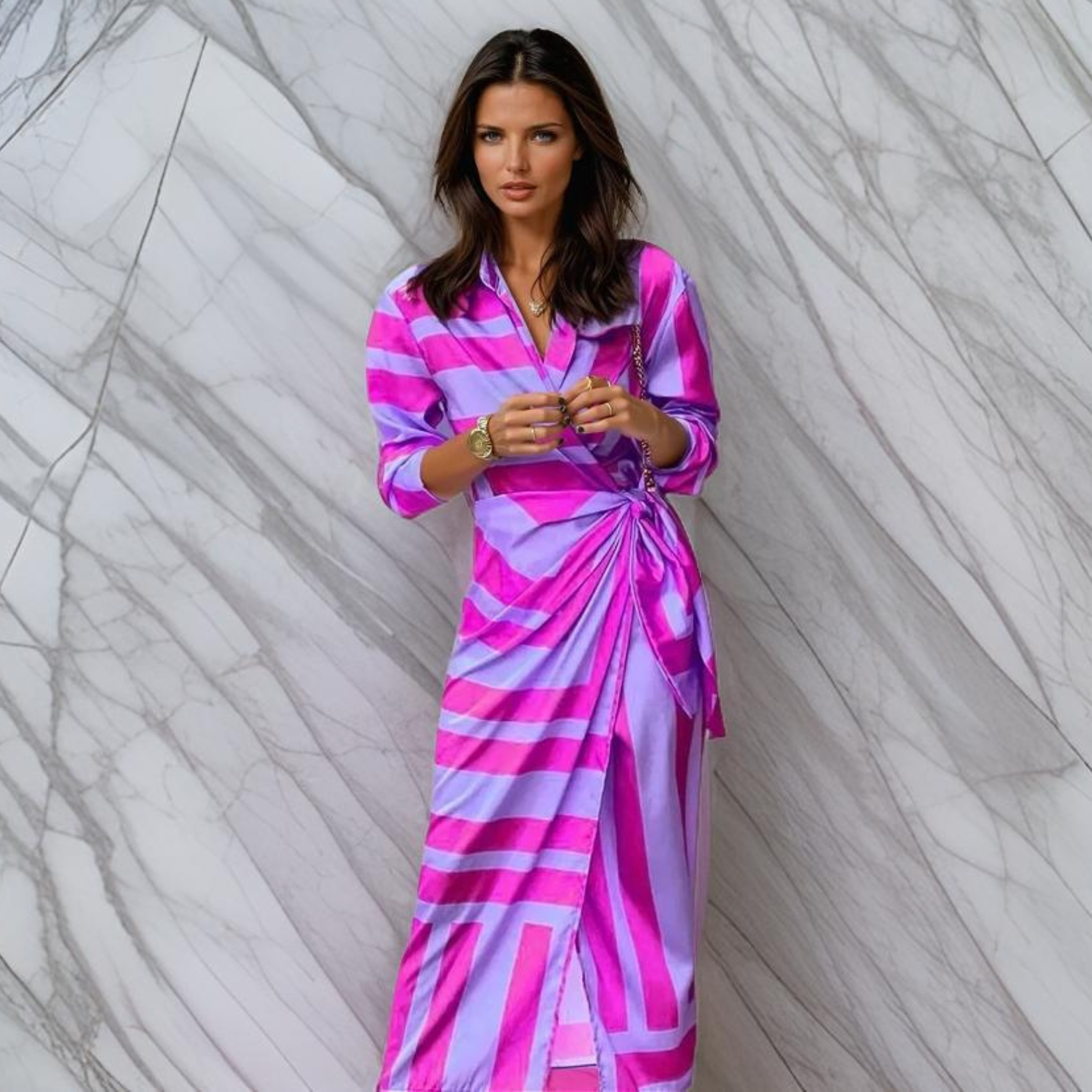 Vivienne - Bold Wrap Elegance