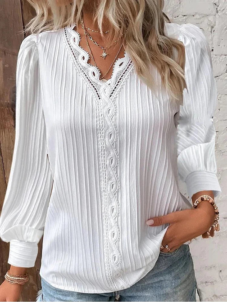 Lunora - Long Sleeve Weekend Blouse