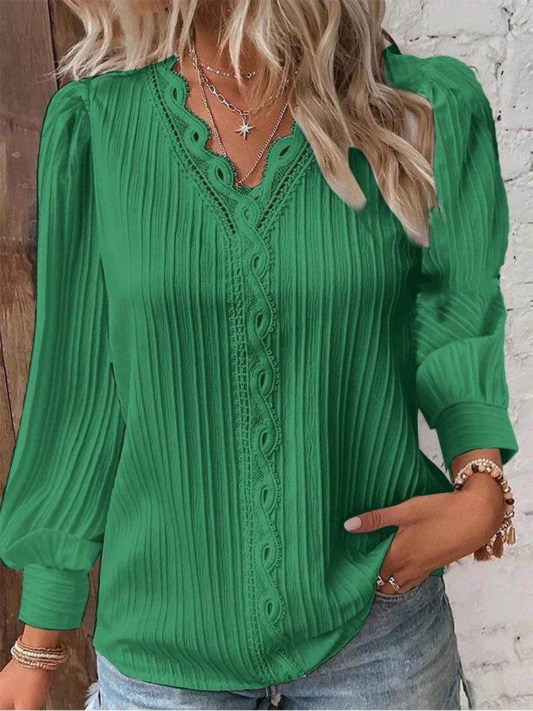 Lunora - Long Sleeve Weekend Blouse