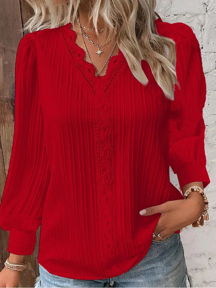 Lunora - Long Sleeve Weekend Blouse