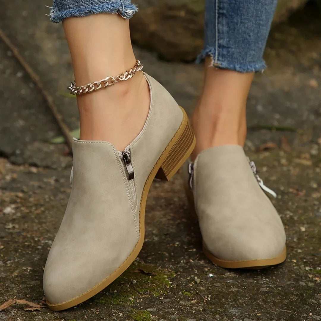 Sierra - Chic Zip Comfort Shoes