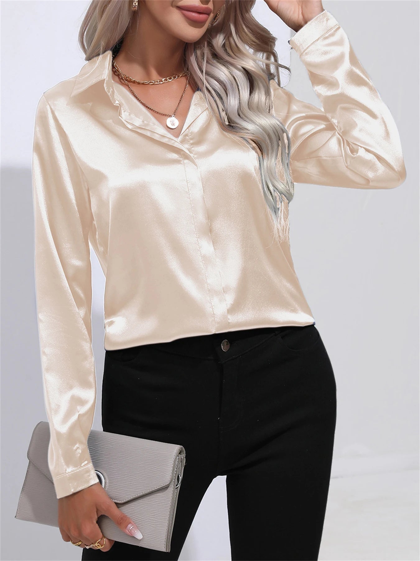 Velmora - Polished Elegance Blouse