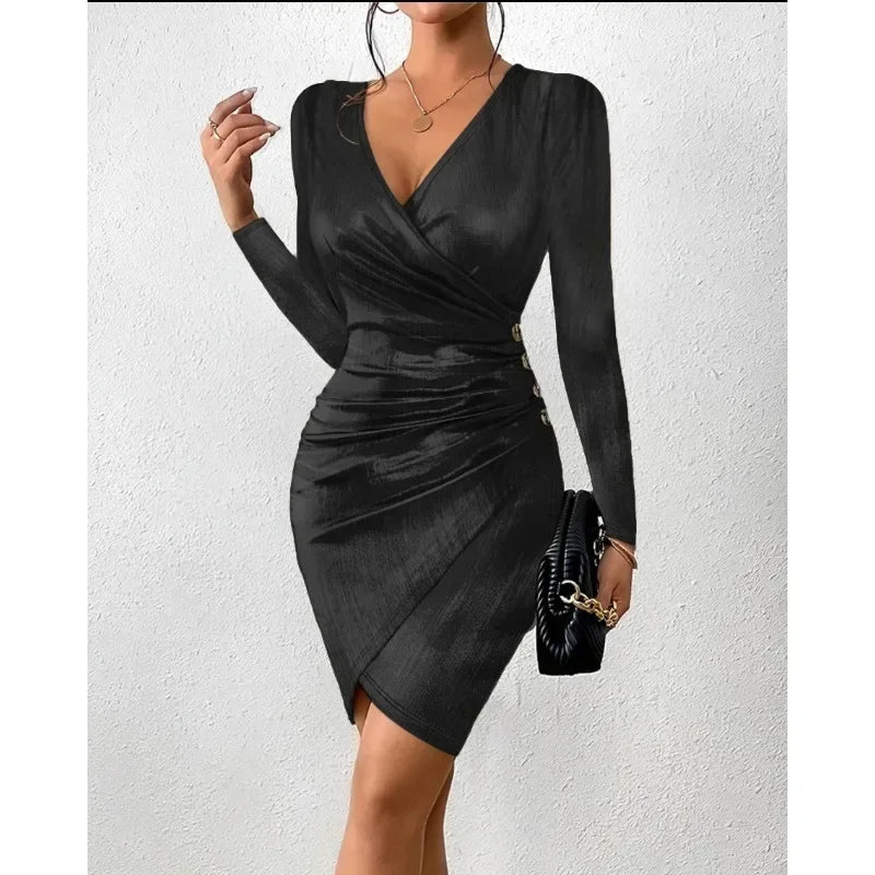 Arlena – Wrapped Noir Elegance
