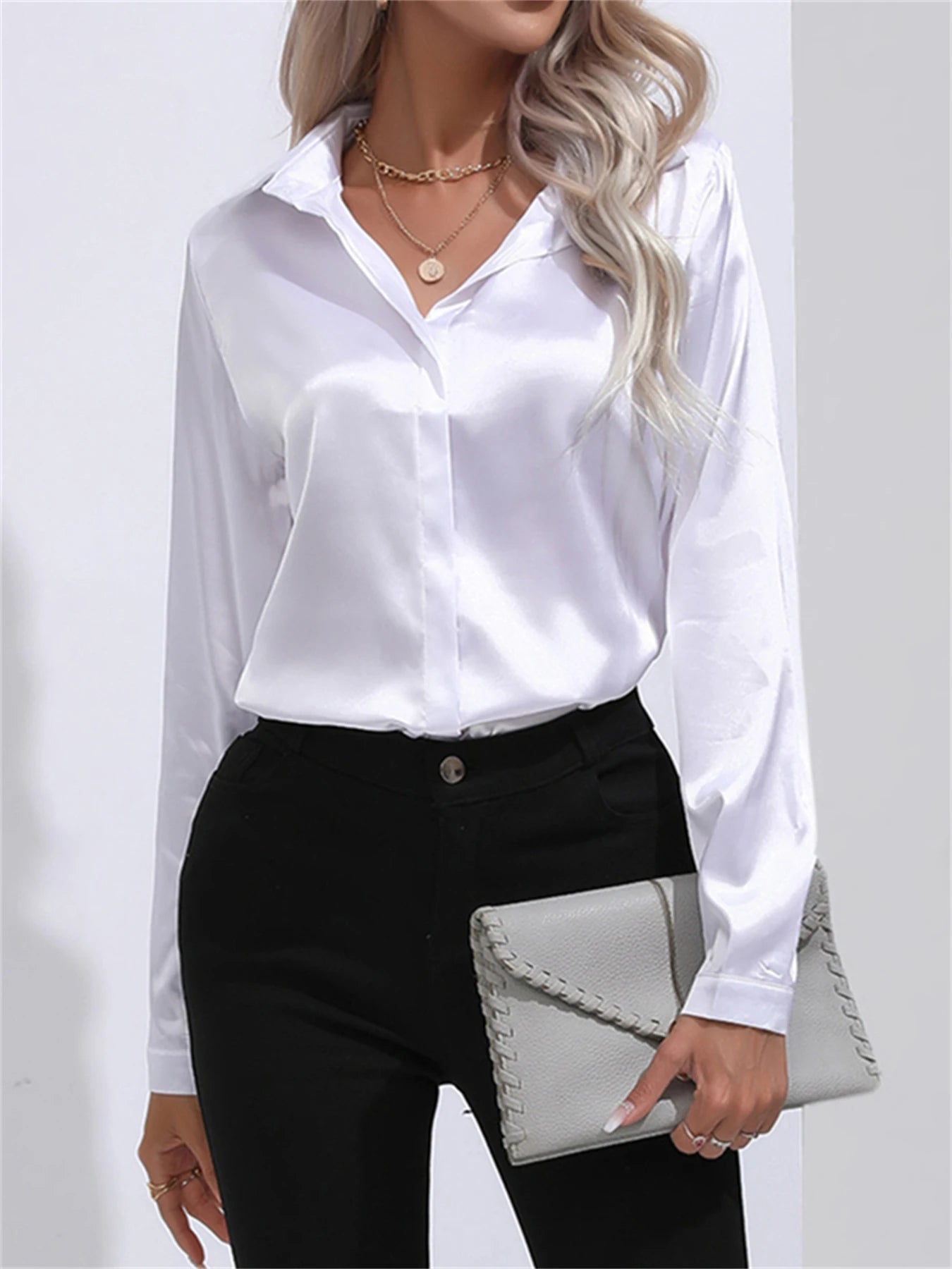 Velmora - Polished Elegance Blouse