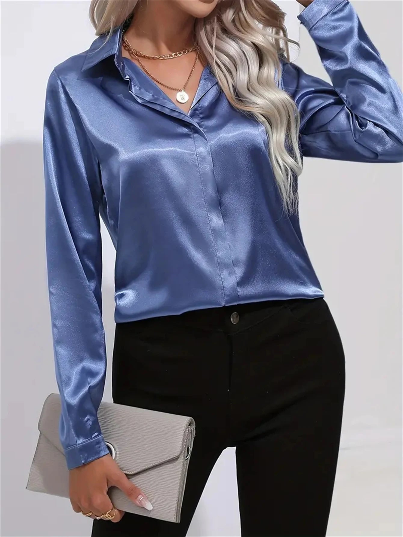 Velmora - Polished Elegance Blouse