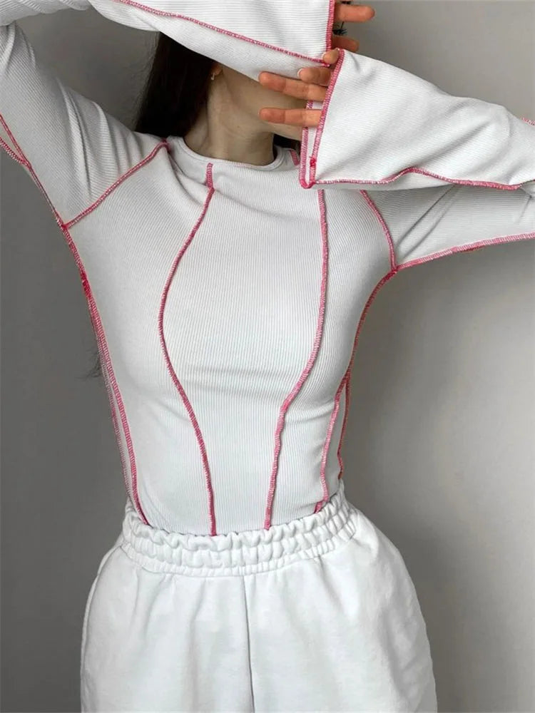 Aria - Modern Ribbed Top