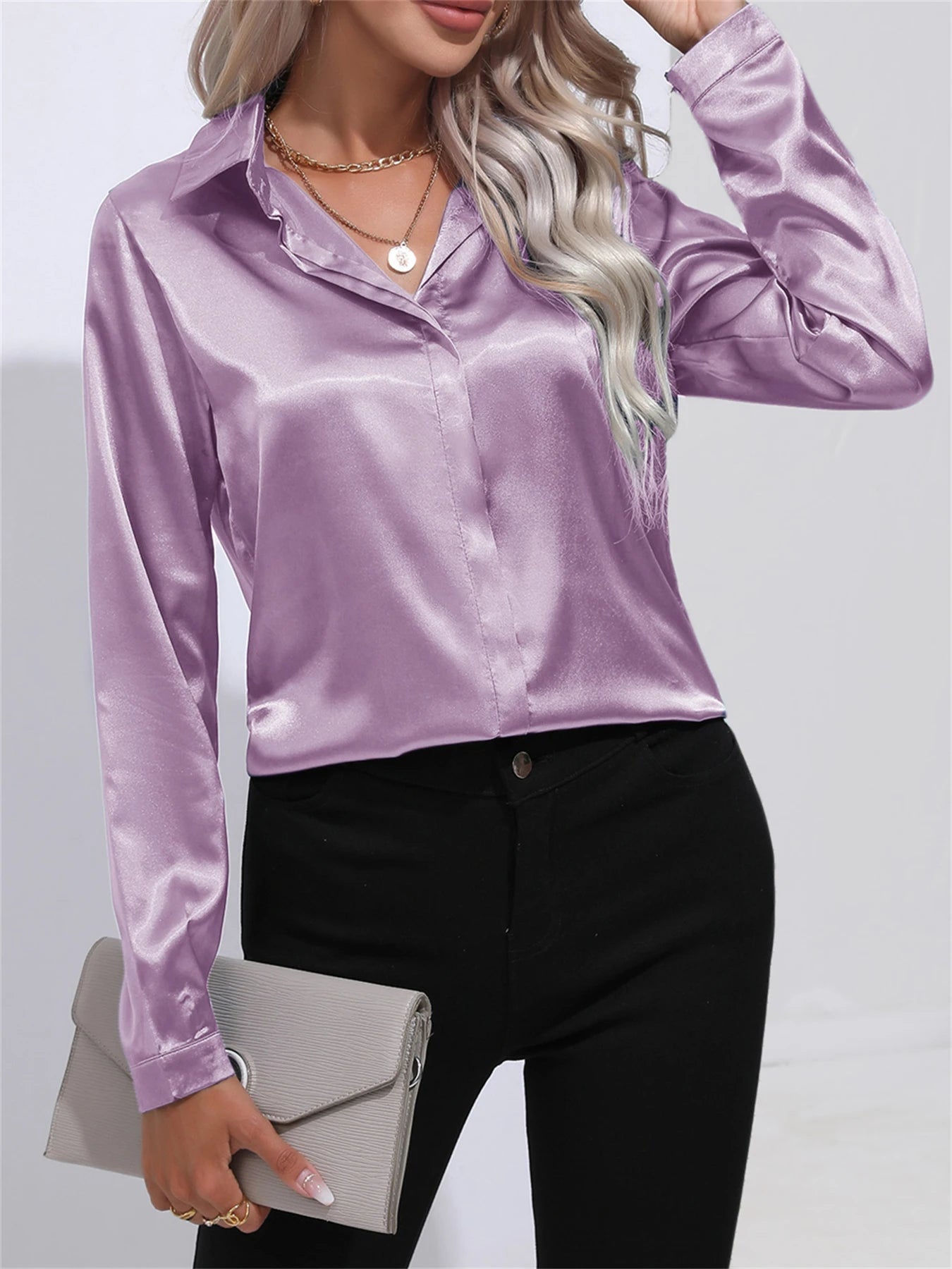 Velmora - Polished Elegance Blouse