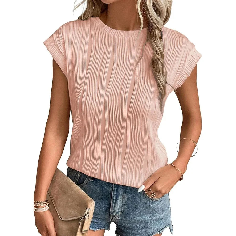 Lunora – Ripple Texture Blouse