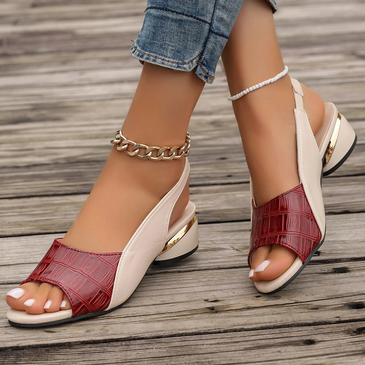Julienne – Luxury Croc Heels