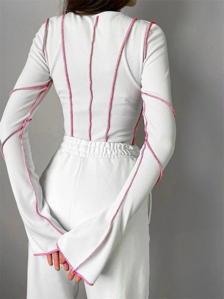 Aria - Modern Ribbed Top