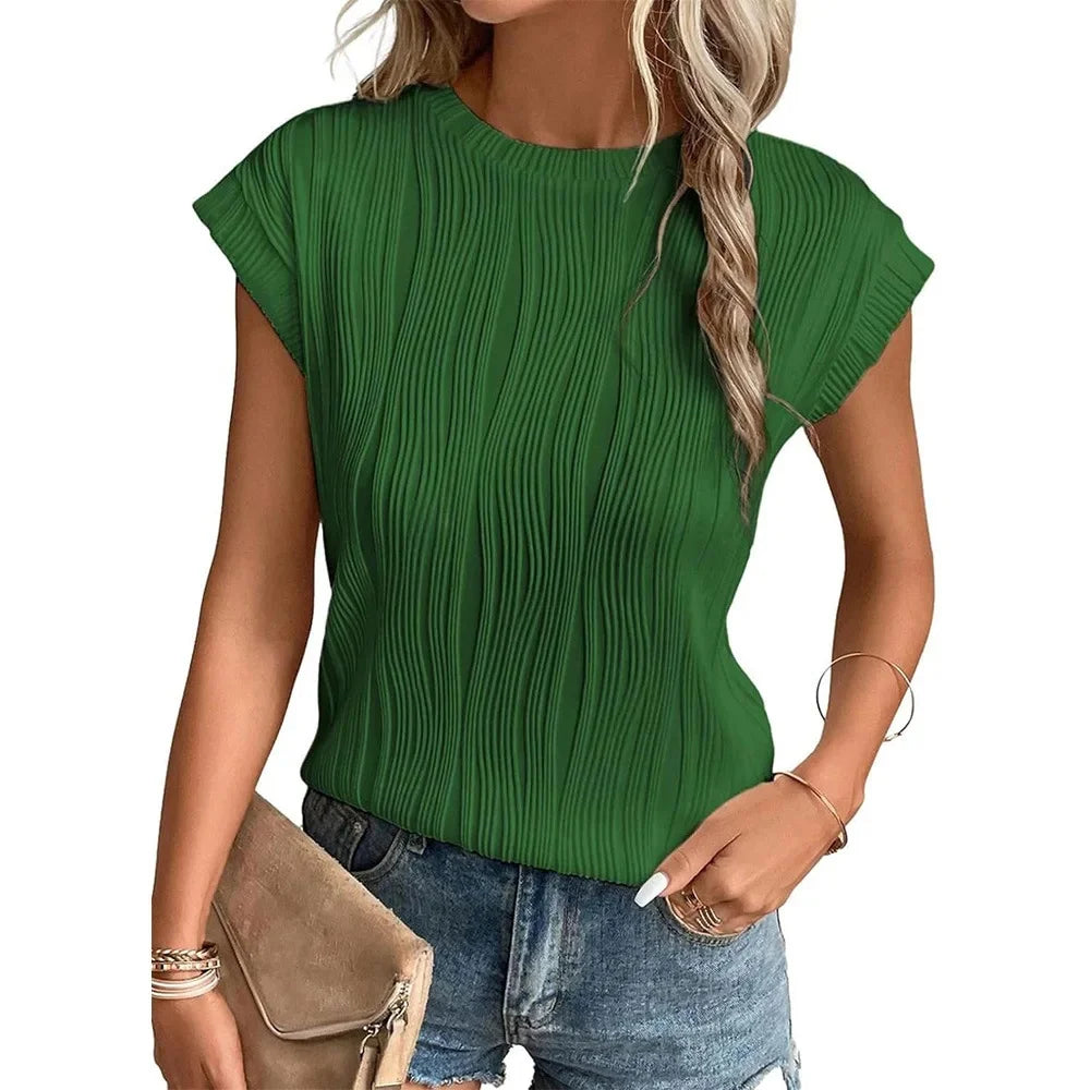 Lunora – Ripple Texture Blouse