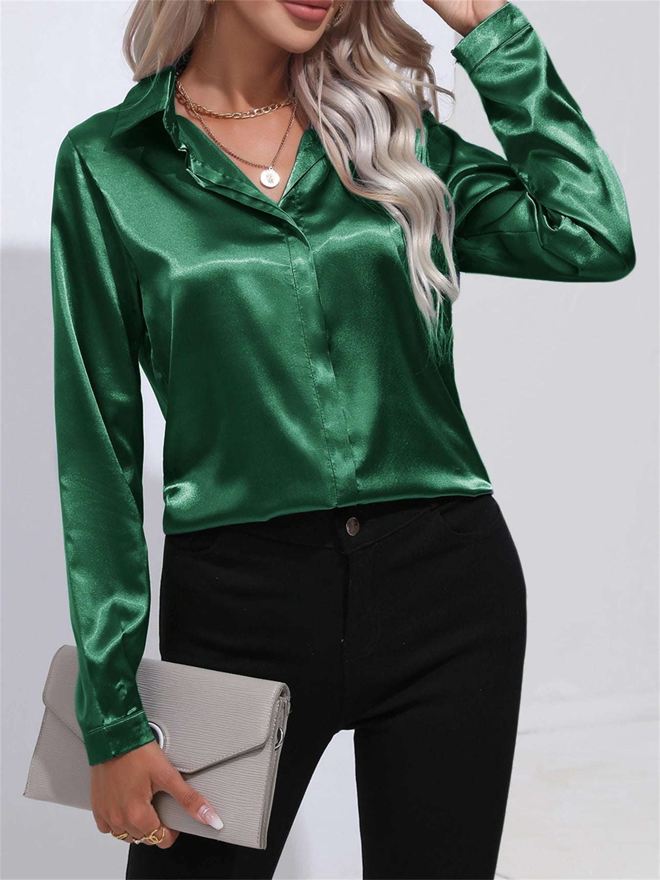 Velmora - Polished Elegance Blouse