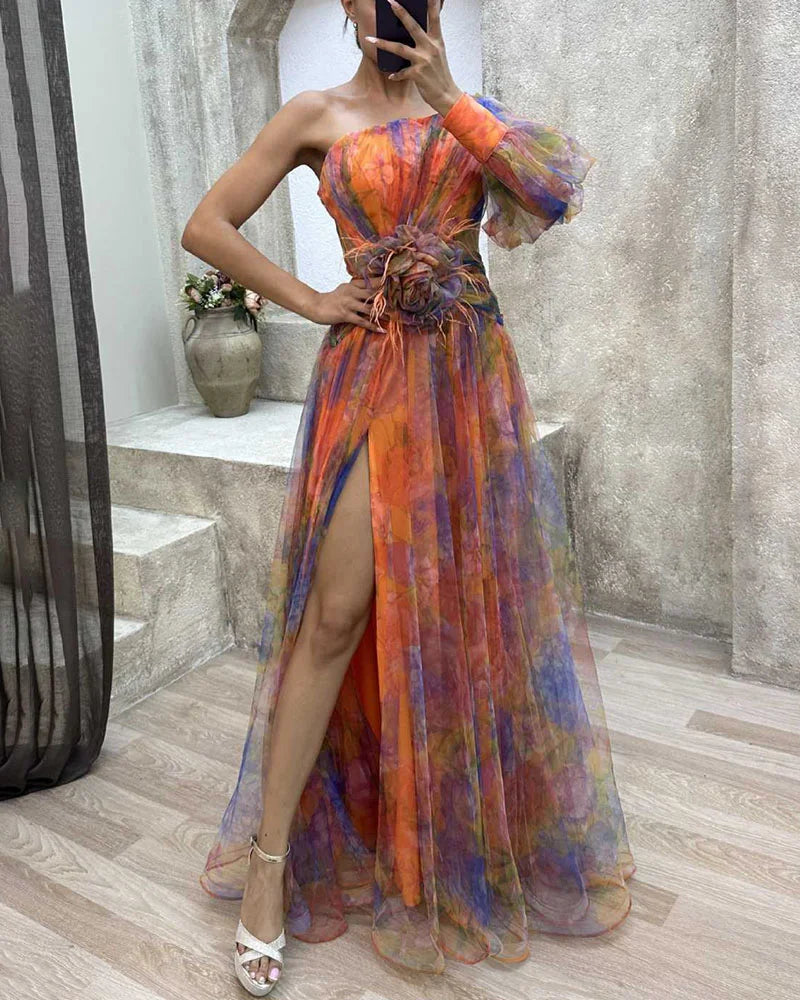 Noelle - Sophisticated Wrap Gown