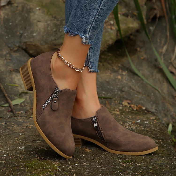 Sierra - Chic Zip Comfort Shoes