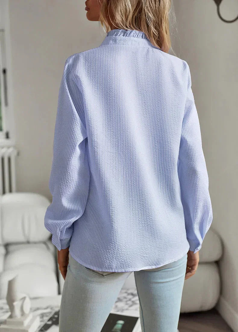 Mira - Sophisticated Collared Top