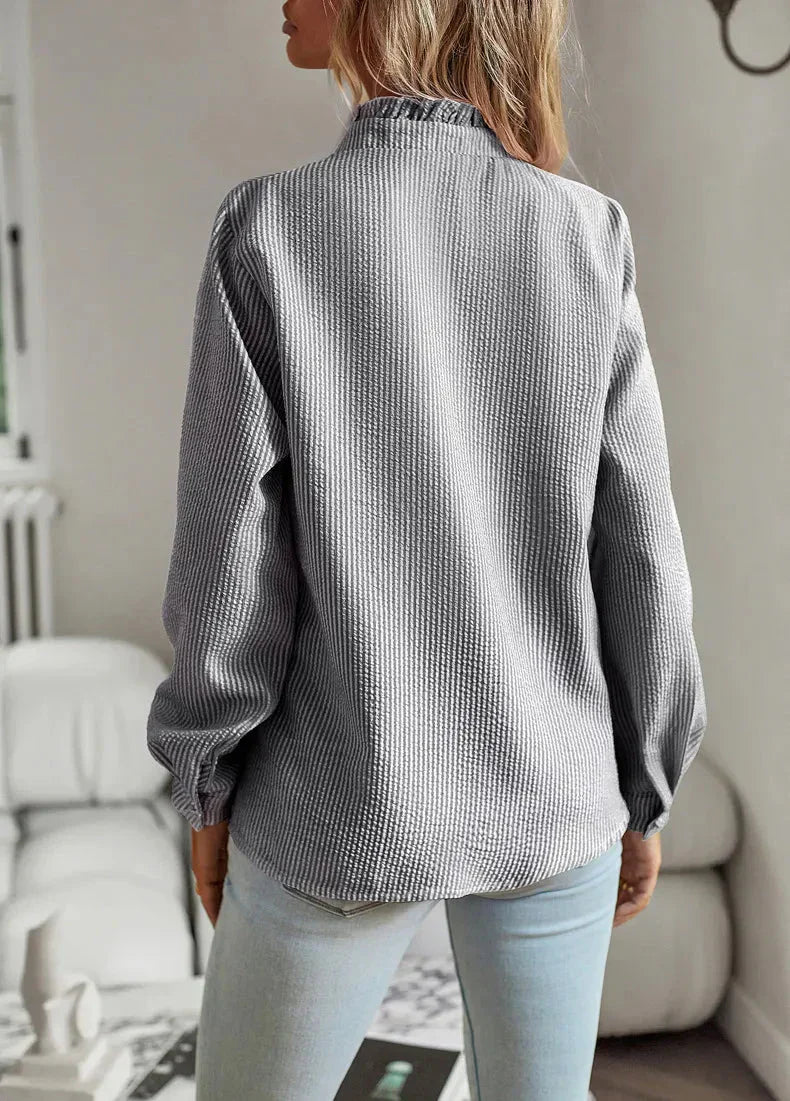 Mira - Sophisticated Collared Top