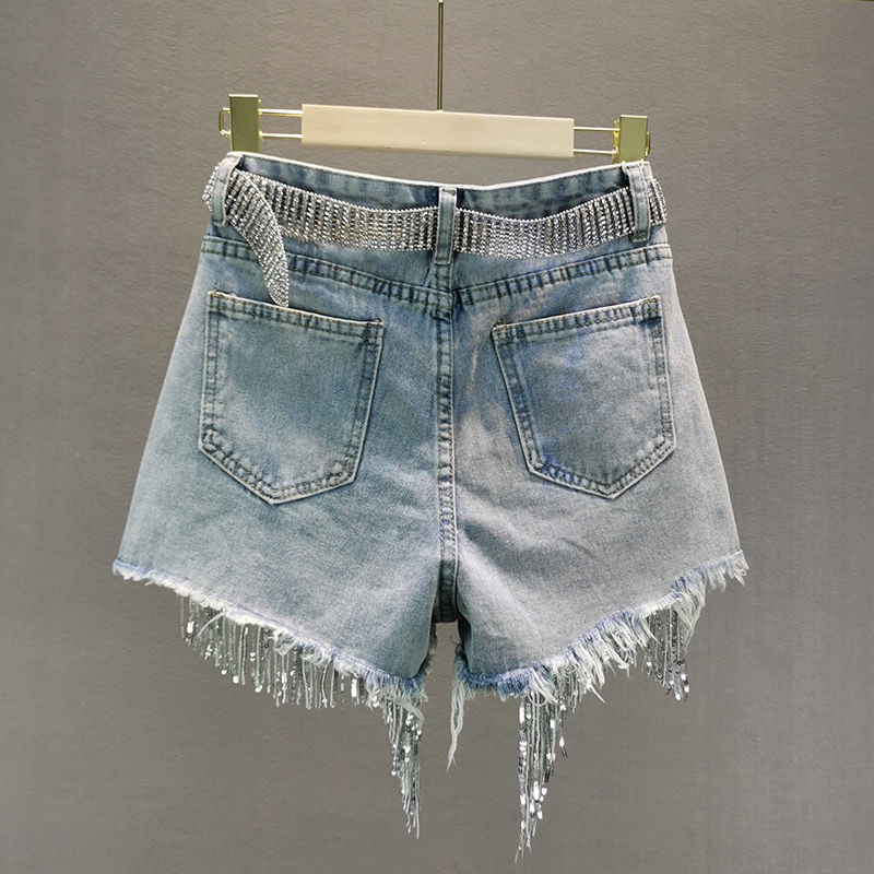 Camila - Raw Hem Denim Shorts
