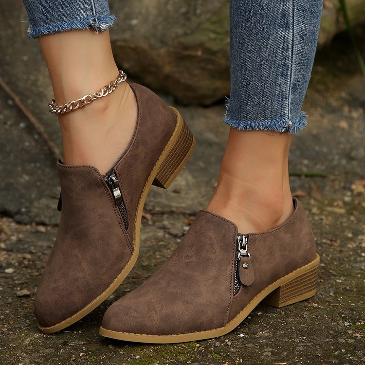 Sierra - Chic Zip Comfort Shoes