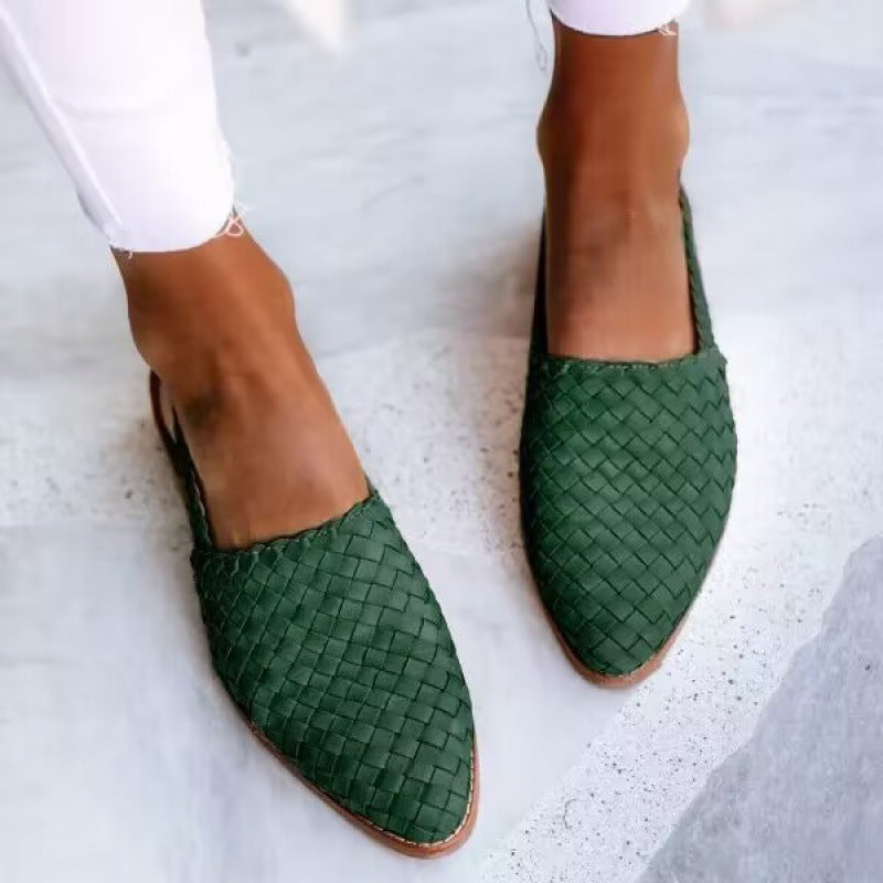 Sierra - Pointed Woven Flats