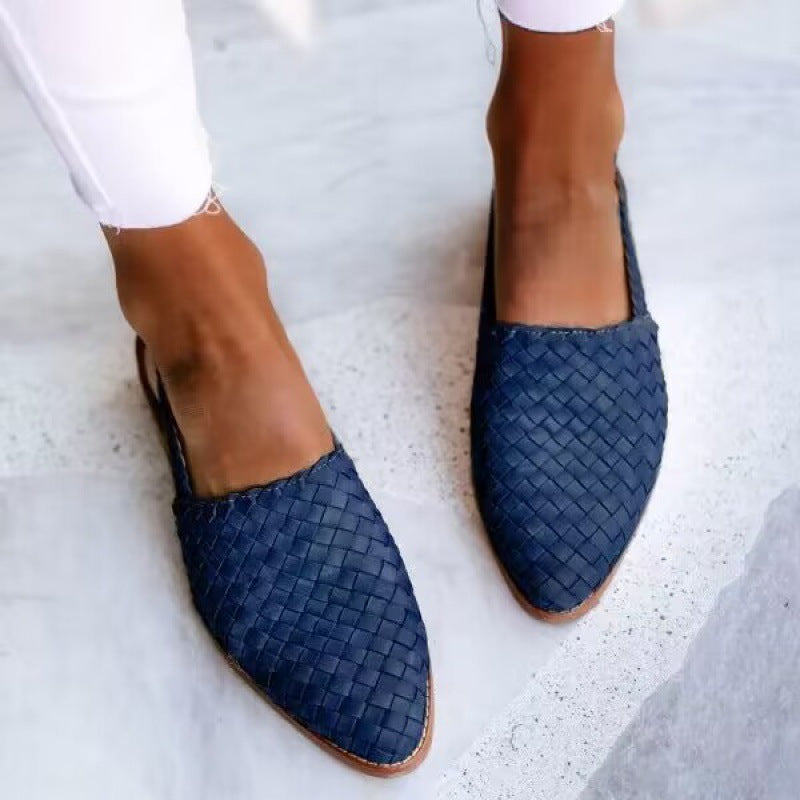 Sierra - Pointed Woven Flats